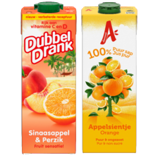Appelsientje 100% sap* of DubbelDrank